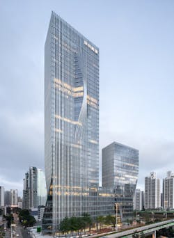 Exterior facade of Shenzhen Energy Headquarters Exterior facade of Shenzhen Energy Headquarters