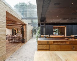 dining room and kitchen dining room and kitchen