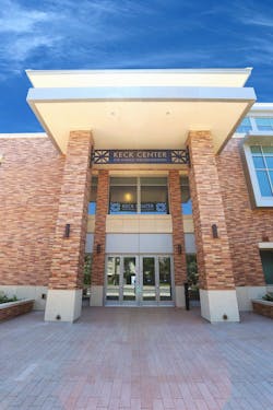 Keck Center entrance Keck Center entrance