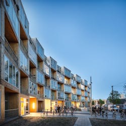 Dortheavej at night Dortheavej at night