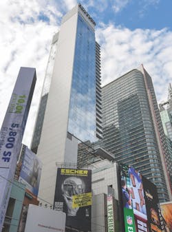20 Times Square exterior facade 20 Times Square exterior facade