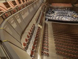 The Gkd Fabric Fits Flexibly To The Bidirectionally Curved Corners Of The Balustrade The Gkd Fabric Fits Flexibly To The Bidirectionally Curved Corners Of The Balustrade