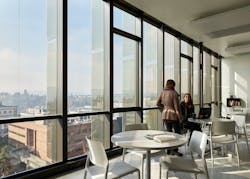 Students in LSB's break room and common space Students in LSB's break room and common space