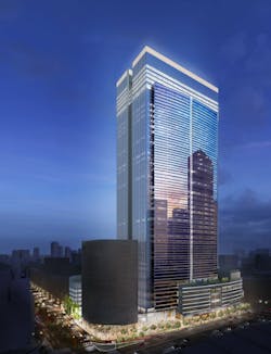 Y2 exterior at night Y2 exterior at night