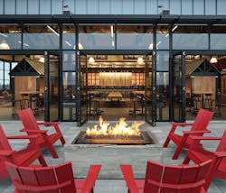 Duluth HQ outdoor patio and firepit Duluth HQ outdoor patio and firepit