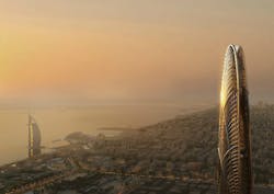 top of the Burj Jumeira top of the Burj Jumeira