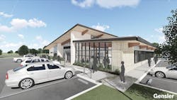 Rendering of First United Bank Rendering of First United Bank