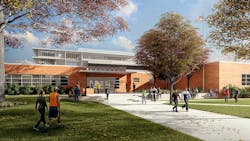 Eastside memorial high school entrance Eastside memorial high school entrance