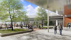 Eastside memorial high school outdoor classroom space and courtyard Eastside memorial high school outdoor classroom space and courtyard