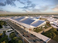 Pittsburgh International Airport rendering exterior Pittsburgh International Airport rendering exterior
