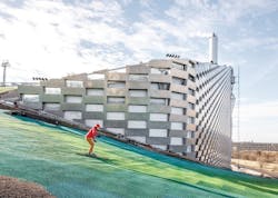 Skiing down ARC Skiing down ARC