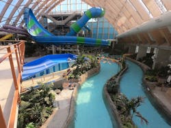 Lazy river at kartrite under construction Lazy river at kartrite under construction