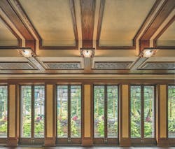 Robie House South Balcony Doors Robie House South Balcony Doors