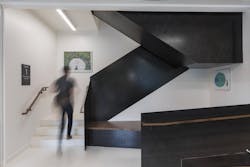 Mussafer hall stairwell Mussafer hall stairwell