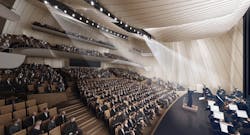 Yiwu's grand theater space Yiwu's grand theater space