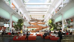 POST Houston's second atrium and staircase POST Houston's second atrium and staircase