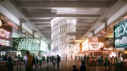 POST Houston's third atrium and staircase POST Houston's third atrium and staircase