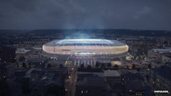 Fcc V6 West End Stadium Aerial View From E Night Fcc V6 West End Stadium Aerial View From E Night