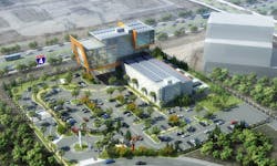 HostDime headquarters aerial HostDime headquarters aerial