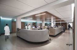 UC Wellness nurses station UC Wellness nurses station