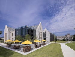 Cousins Center patio Cousins Center patio