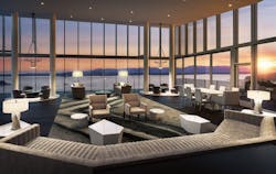 Interior of the emerald's Olympic Room Interior of the emerald's Olympic Room