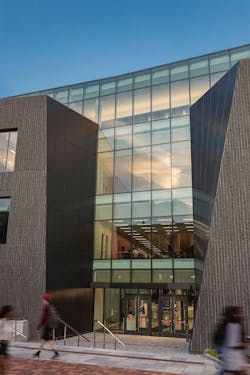 Charles Library exterior glazing Charles Library exterior glazing