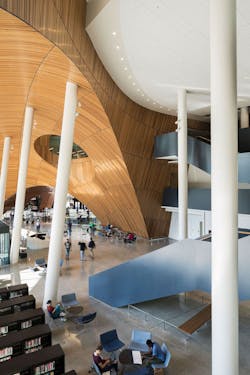 Charles Library atrium space Charles Library atrium space