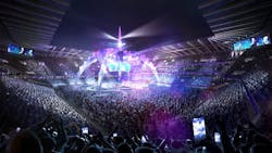 The Cathedral music venue setup The Cathedral music venue setup