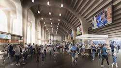 the Cathedral galleria space the Cathedral galleria space