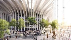 Milano public space outside the stadium Milano public space outside the stadium