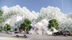 Connectic street view in interstitial space Connectic street view in interstitial space