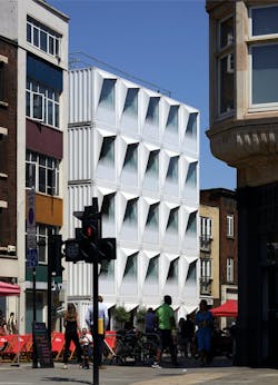 Stowaway facade from an angle Stowaway facade from an angle