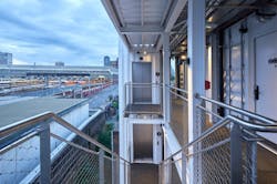 Stowaway exterior walkway Stowaway exterior walkway