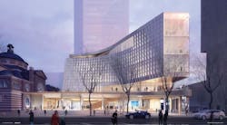 Main Library front facade and entrance Main Library front facade and entrance