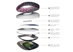 Pierattelli Architetture Stadio Fiorentina Esploso Pierattelli Architetture Stadio Fiorentina Esploso