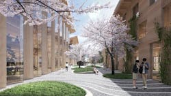 Woven City pedestrian area Woven City pedestrian area