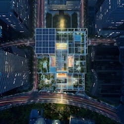 Alibaba HQ aerial Alibaba HQ aerial