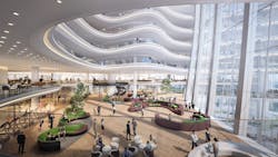 ZHA OPPO lobby space ZHA OPPO lobby space