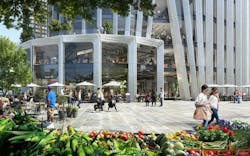 The Pinnacle public realm The Pinnacle public realm