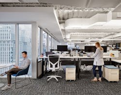 CareerBuilder HQ open office space CareerBuilder HQ open office space