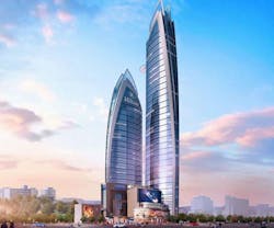 Pinnacle Towers at dawn Pinnacle Towers at dawn