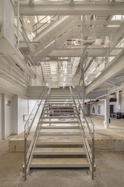 The mezzanines at the Momentary The mezzanines at the Momentary