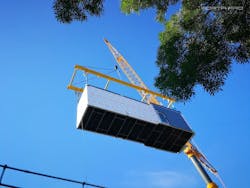 FortaPRO module being lifted into place FortaPRO module being lifted into place