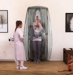 Oriel installed in a doorway Oriel installed in a doorway