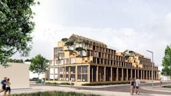 Barbizon southeast facade Barbizon southeast facade