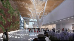 Guadalajara Airport Terminal 2 interior Guadalajara Airport Terminal 2 interior