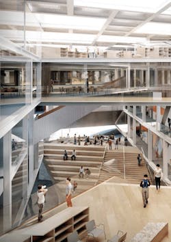 UTSC interior of new student hub UTSC interior of new student hub