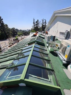 Greek Theatre rooftop and skylight renovations Greek Theatre rooftop and skylight renovations