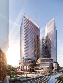 Central Place Sydney at dawn Central Place Sydney at dawn